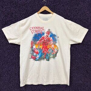 Cannibal Corpse Eaten Back to Life Album Art Band T-Shirt XL